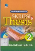 Bimbingan Menulis Skripsi  & Thesis 2