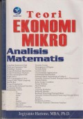 TEORI EKONOMI MIKRO Analisis Matematis