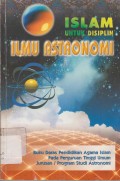 Islam untuk Disiplin Ilmu Astronomi