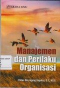 MANAJEMEN DAN PERILAKU ORGANISASI