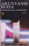 Akuntansi Biaya Perencanaan dan Pengendalian jilid I