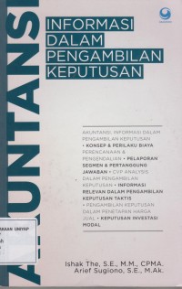Image of Akuntansi Informasi dalam Pengambilan Keputusan