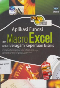 Image of Aplikasi Fungsi dan Macro Excel untuk Beragam Keperluan Bisnis