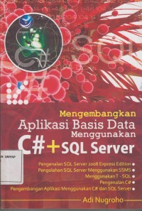 Image of Mengembangkan Aplikasi Basis Data menggunakan C#+SQL Server