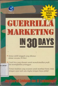 Image of Guerrilla Marketing in 30 Days