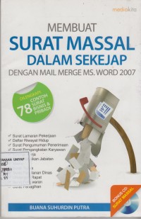Image of MEMBUAT SURAT MASSAL DALAM SEKEJAP DENGAN MAIL MERGE MS. WORD 2007