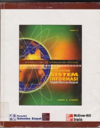 Image of Pengantar sistem informasi ; perspektif bisnis dan manajerial