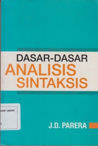 Image of Dasar-Dasar Analisis Sintaksis