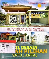 Image of 101 DESAIN RUMAH PILIHAN SATU LANTAI
