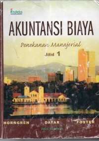 Image of AKUNTANSI BIAYA perekanan manajerial jilid 1