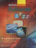 APLIKASI ANALISIS MULTIVARIATE DENGAN PROGRAM SPSS