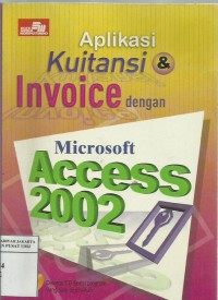 Image of Aplikasi kuitansi & invoice dengan microsoft access 2002