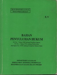 Image of BAHAN PENYULUHAN HUKUM