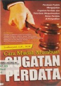 Cara mudah membuat gugatan perdata