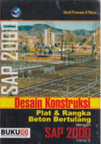 Image of desain konstruksi plat dan rangka beton bertulang