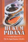 HUKUM PIDANA edisi revisi