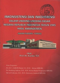 Image of INKONSISTENSI DAN INKOHERENSI DALAM UNDANG UNDANG DASAR