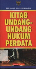 KITAB UNDANG- UNDANG  HUKUM PERDATA