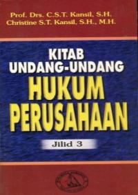 kitab undang-undang hukum perusahaan jilid 3
