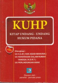 Image of KUHP : Kitab Undang-Undang Hukum Pidana