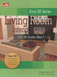 Image of LIVING ROOM INTERIOR DESIGN WITH 3D STUDIO MAX 9