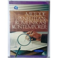 Image of Metode Penelitian Komunikasi Kontemporer