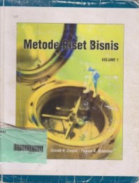 Image of METODE RISET BISNIS  VOLUME  1