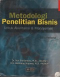 METODOLOGI PENELITIAN BISNIS untuk akuntansi & manajemen
