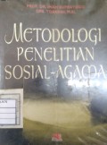METODOLOGI PENELITIAN SOSIAL AGAMA