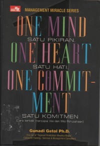 Image of ONE MIND ONE HEART ONE COMMITMENT