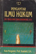 Pengantar ilmu hukum