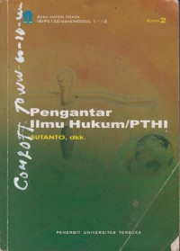 Image of PENGANTAR ILMU HUKUM/PTHI ED 2