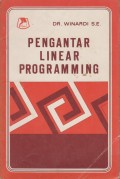PENGANTAR LINEAR PROGRAMMING