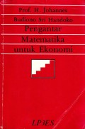 Pengantar Matematika untuk Ekonomi