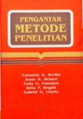 Pengantar metode penelitian