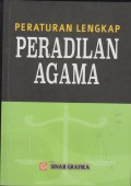 PERATURAN LENGKAP PERADILAN AGAMA
