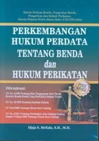 Image of Perkembangan Hukum Perdata tentang Benda dan Hukum Perikatan