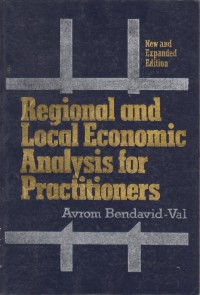 Image of Regional and local economic analysis for practitioners