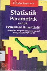 Image of STATISTIK PARAMETRIK UNTUKPENELITIAN KUANTITATIF