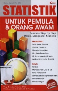 Image of Statistik untuk pemula dan orang awam