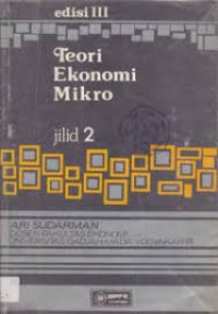 Image of TEORI EKONOMI MIKRO JILID 2