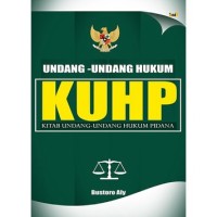 Image of UNDANG-UNDANG HUKUM KUHP : kitab undang undang hukum pidanan