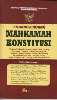 Image of UNDANG UNDANG MAHKAMAH KONSTITUSI