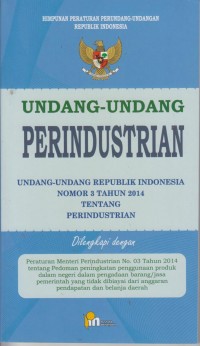 Image of UNDANG UNDANG PERINDUSTRIAN