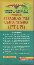 UNDANG UNDANG RI NOMOR 51 TAHUN 2009