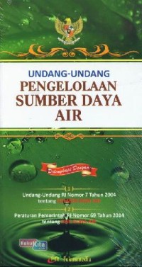 Image of Undang-Undang Pengelolaan Sumber Daya Air