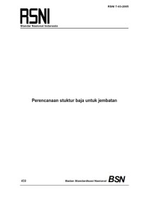 Image of Perencanaan Struktur Baja Untuk Jembatan